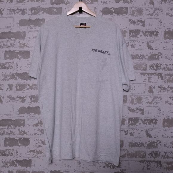 Vintage Ice Draft Beer Shirt Size XL FOL Best Pocket Tee - Picture 1 of 6